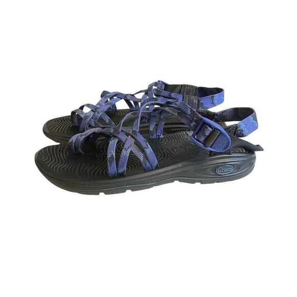 Chaco ZVolv X2 Women’s Size 9 Outdoor Sandals Tinge Blue Black Casual Hiking - Picture 3 of 11